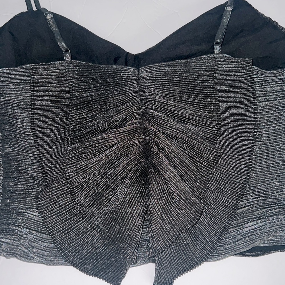 Express Metallic Silver Top - Picture 7 of 7